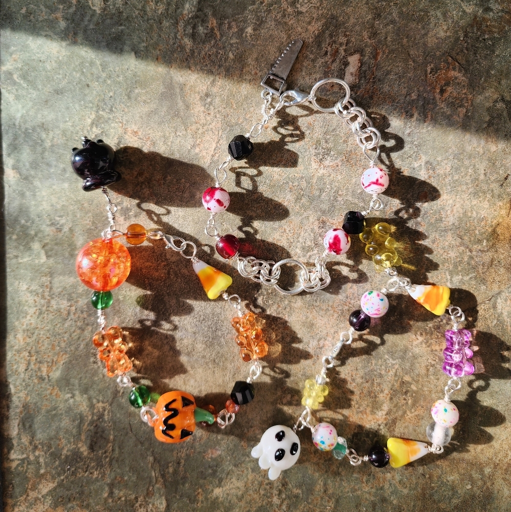 Halloween charm bracelets